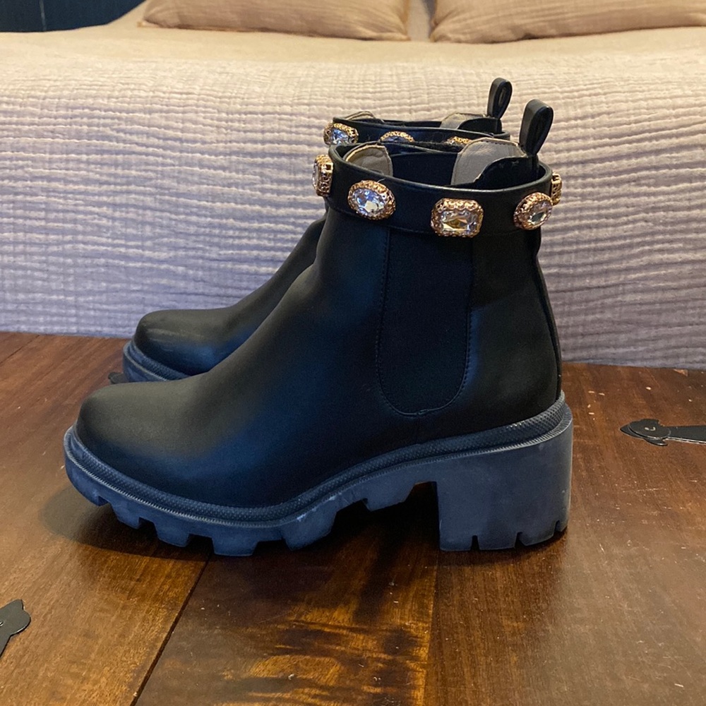 Steve Madden Amulet Black Boot